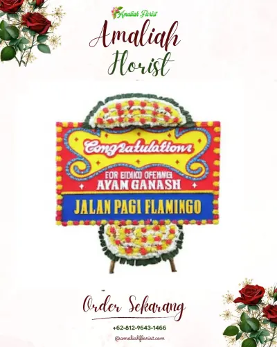 Bunga Papan Congratulation di Klangenan
